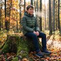 Kinderwattierte Jacke KADVA Snoway JRG grün 7
