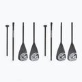 Set Paddleboard SUP aufblasbar AQUASTIC Tourer 12'0" 2-os green 17