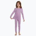 Kinder Thermo-Unterwäsche-Set WOOLCANO Merino 100% SET0683 lila