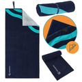 AQUASTIC Wavey marineblau/blaues Handtuch 12