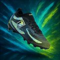 Fußballschuhe Kinder OneTeam Robero Teen FG/AG Schwarz/Blau 4