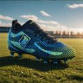 Fußballschuhe Kinder OneTeam Robero Teen FG/AG Schwarz/Blau 11