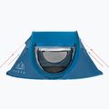 3-Personen Campingzelt KADVA Tartuga 3 blau 8