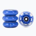 Inliner Rollen Räder LED HUMBAKA Flashing Wheels 64 mm 4 Stk. Weiß 2