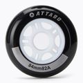 Inliner Rollen Räder ATTABO Wheels 84 mm 4 Stk. Schwarz
