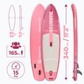 SUP-Board AQUASTIC Perth Pro 11'2" allround Rosa 19