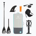 Set Paddleboard SUP aufblasbar AQUASTIC This 12'0" orange 19