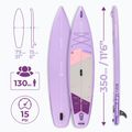 Set Paddleboard SUP aufblasbar AQUASTIC Touring 11'6" purple 20