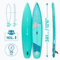 SUP AQUASTIC Touring Brett 12'6" grün 19