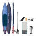 Set Paddleboard SUP aufblasbar AQUASTIC Touring Pro 14'0" dark blue 25