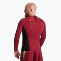 Herren-Langarm-Rashguard HOOK FIGHTING Base rot 5