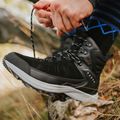 Herren-Trekkingstiefel KADVA Ascent Mid WaterProof schwarz 4