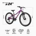 Kinderfahrrad ATTABO JR 24 lila 2