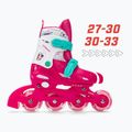 HUMBAKA Starjet LED Kinder Rollschuhe 3in1 rosa 2