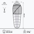 KADVA Faran R Schlafsack rechts grün 3