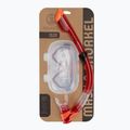 AQUASTIC Jetty Schnorchelset Maske + Schnorchel rot 9