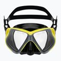 AQUASTIC Shoal Schnorchelset Maske + Schnorchel grau 3