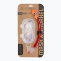 Kinderschnorchelset AQUASTIC Minke Maske + Schnorchel rot 9