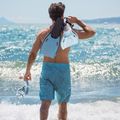 AQUASTIC Shoal Schnorchelset Maske + Schnorchel + Flossen blau 15