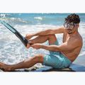 AQUASTIC Shoal Schnorchelset Maske + Schnorchel + Flossen blau 16