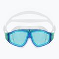 Kinderschwimmmaske AQUASTIC Mako Jr blau 2