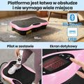 Vibrationsplattform Extralink Moonwalk Spin Move black/pink 15