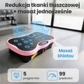 Vibrationsplattform Extralink Moonwalk Spin Move black/pink 16