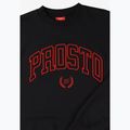 Herren PROSTO Crewneck Varsity Sweatshirt schwarz 6