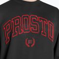 Herren PROSTO Crewneck Varsity Sweatshirt schwarz 3