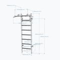 BenchK Gymnastikleiter schwarz BK-231B 2