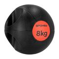 Spokey Gripi 8kg Medizinball schwarz und rot 929866