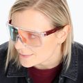 GOG Ragnarok Sonnenbrille kristallklar/matt metallicrot/reflexrot 7