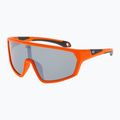 Kinder-Sonnenbrille GOG Flint matte neon orange/black reflex silver