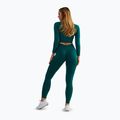 Trainings Top Damen BeShaped Power Up! LS dark green 3