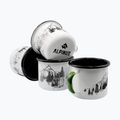 Campingbecher Alpinus Enamelled White Bear 2