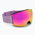 Skibrille 4F U044 violet/gradient smoke