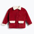 KID STORY Kinderjacke Teddy warm rote Blumen 2