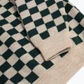 KID STORY Merino grüner Schachbrett-Pullover für Kinder 4