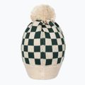 KID STORY Kinder Wintermütze Merino grün Schachbrett 2