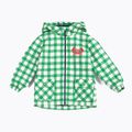 KID STORY Kinderjacke wind- und wasserdicht grünes Gitter