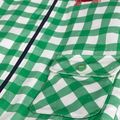 KID STORY Kinderjacke wind- und wasserdicht grünes Gitter 4