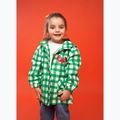 KID STORY Kinderjacke wind- und wasserdicht grünes Gitter 9