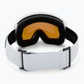 Skibrille IMX Peak white matt/white/blue iridium/brown 3