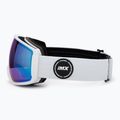Skibrille IMX Peak white matt/white/blue iridium/brown 4