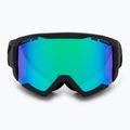 Skibrille IMX Snow black matt/black/green iridium/brown 2