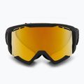 Skibrille IMX Snow black matt/black/gold iridium/ brown 2