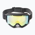 Skibrille IMX Snow black matt/black/gold iridium/ brown 5