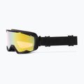 Skibrille IMX Snow black matt/black/gold iridium/ brown 7