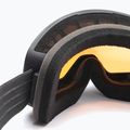 Skibrille IMX Snow black matt/black/gold iridium/ brown 9