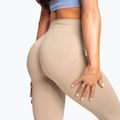 Damen-Leggings Gym Glamour Basic Scrunch beige 6